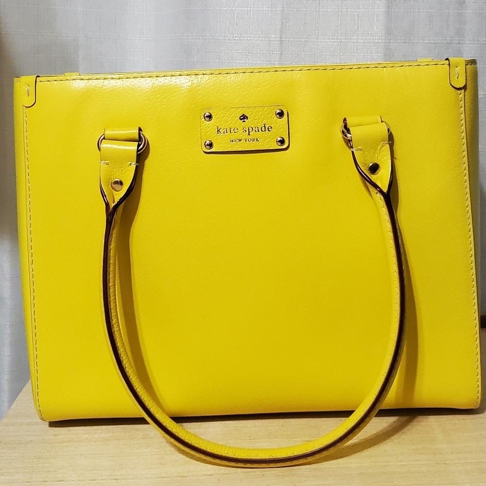 Kate Spade Bright Yellow Tote